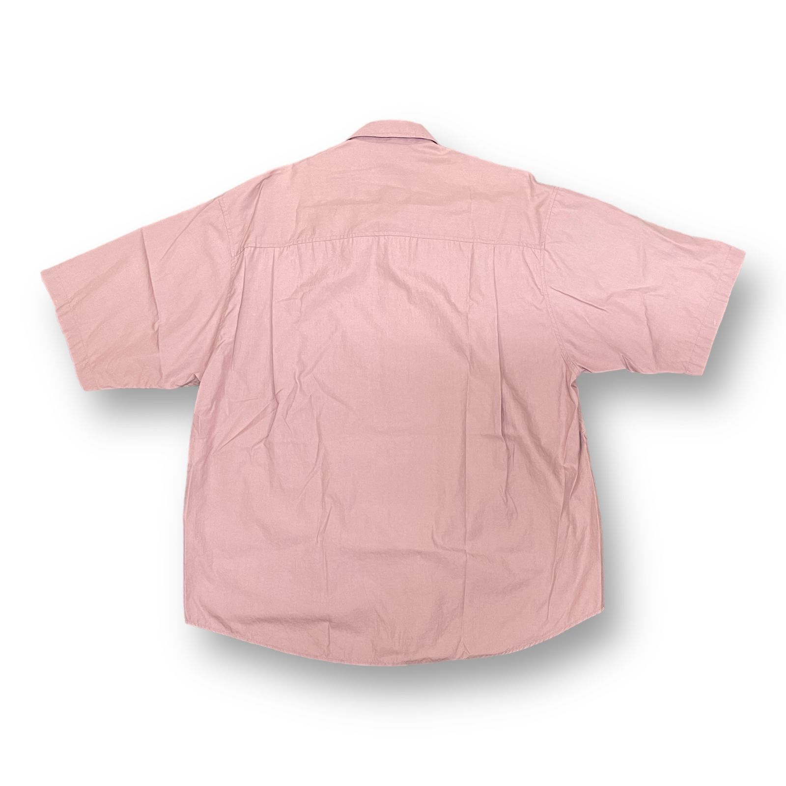 AURALEE 21SS WASHED FINX TWILL BIG HALF SLEEVED SHIRTS AURALEE 21SS WASHED FINX TWILL BIG HALF SLEEVED SHIRTS