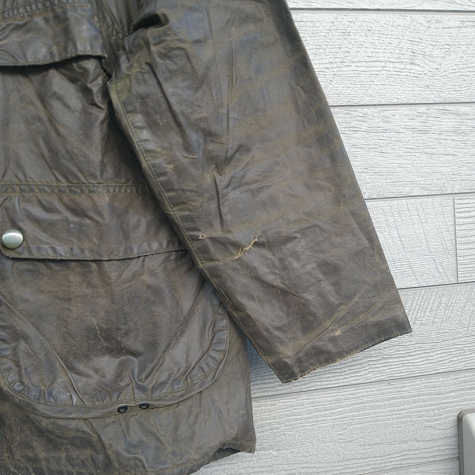 ☆80s☆ バブアー BARBOUR 1 Crest Vintage Barbour 