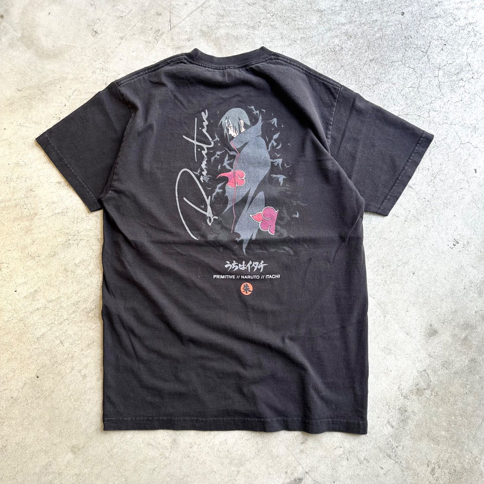 00s NARUTO ナルト PRIMITIVE うちはイタチ tシャツ