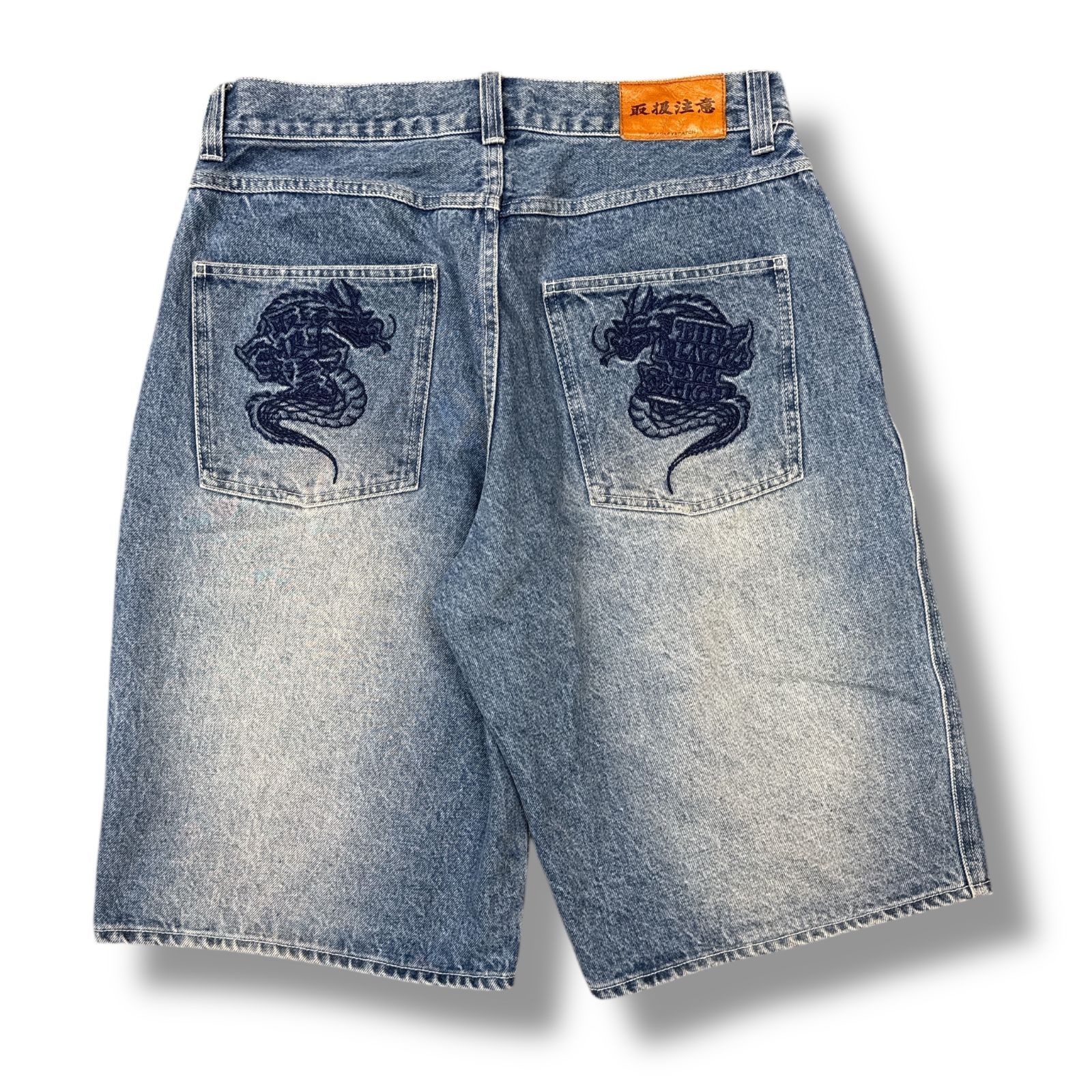Black Eye Patch 25SS ドラゴンハーフデニムパンツ ショーツ ジーンズ