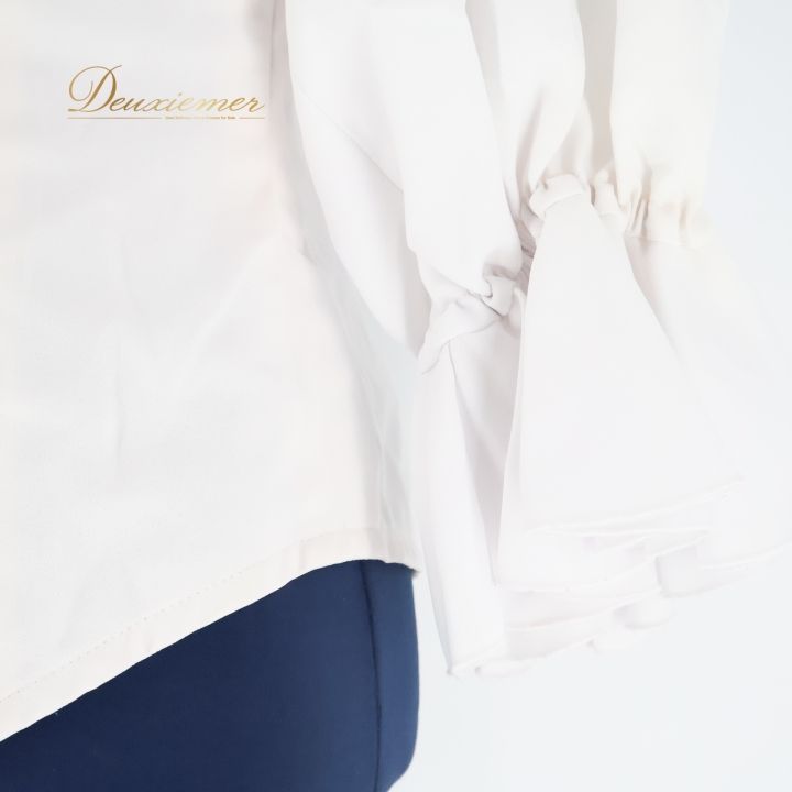 美品 フラメンコ衣装】ホワイト docedelflamenco ブラウス 白