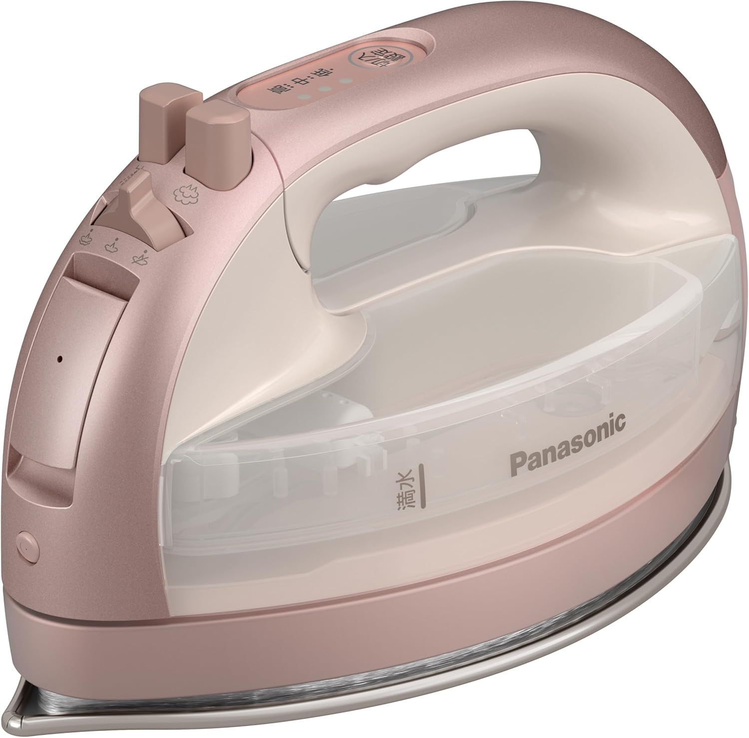 2025最 コードレス パナソニック コードレススチームアイロン NI-WL709-PC ピンクベージュ Wヘッド ステンレス×ニッケルコート