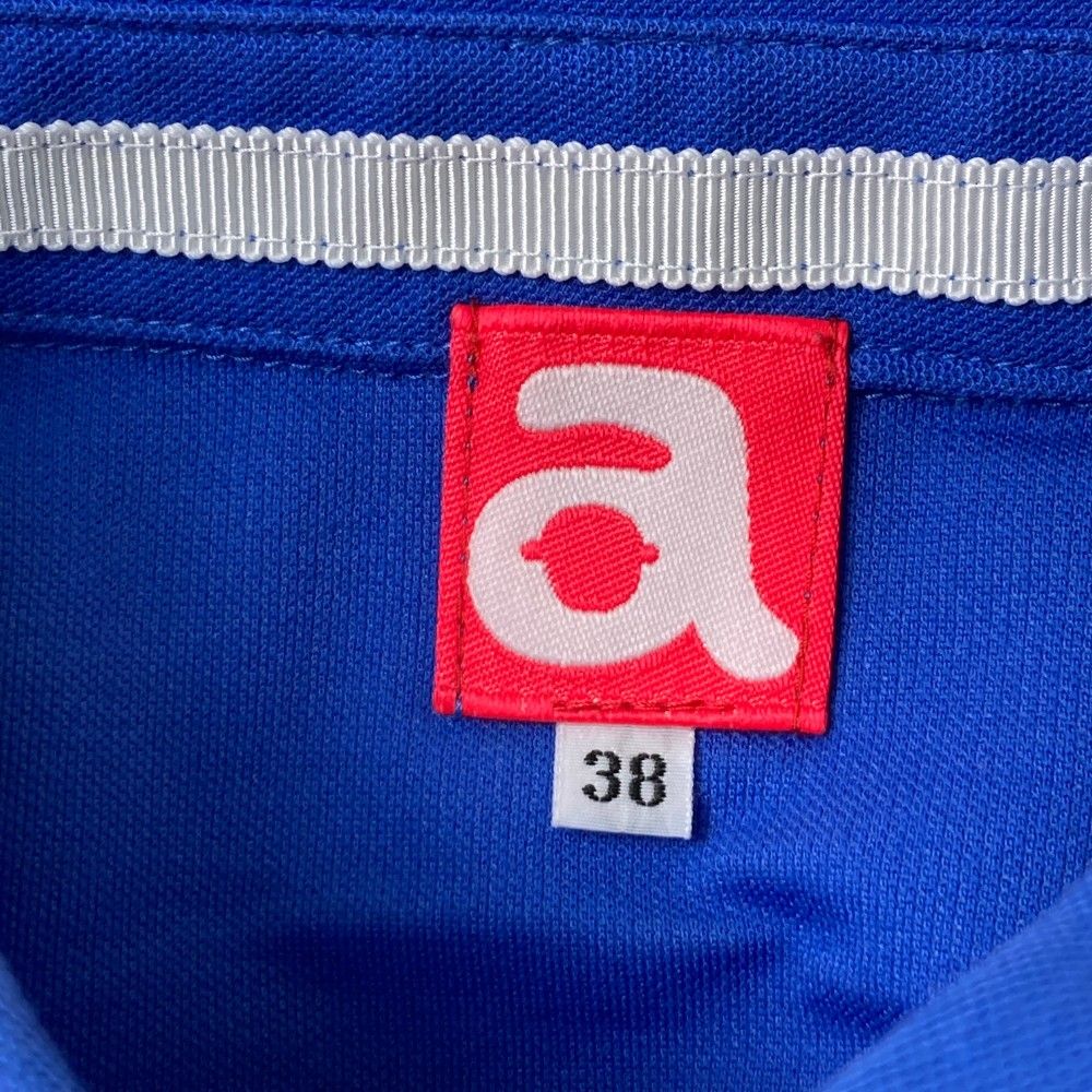 サイズ：38 ARCHIVIO アルチビオ 半袖ポロシャツ ネイビー系