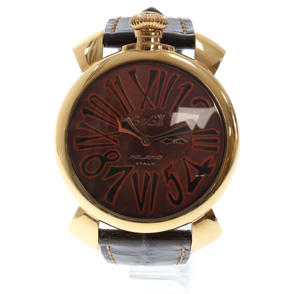 GaGa MILANO (ガガミラノ) MANUALE SLIM 46MM 人気 マヌアーレ スリム