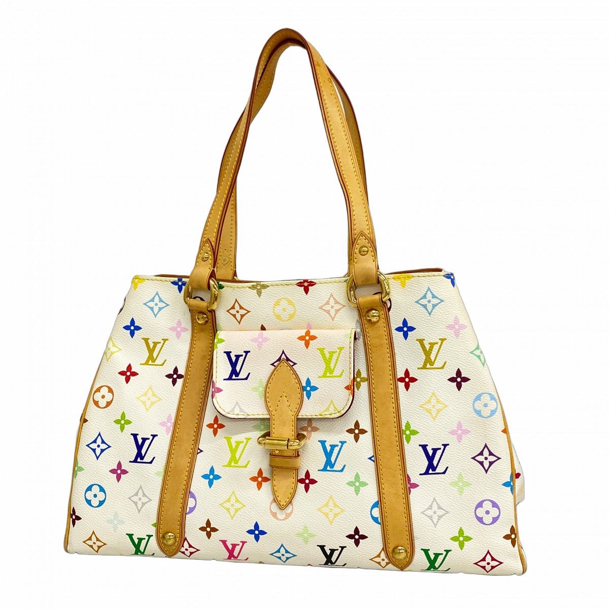 LOUIS VUITTON オーレリアMM ハンドバッグ M40094 ヴィトン マルチカラー オーレリアMM M40094 ブロン A3039524