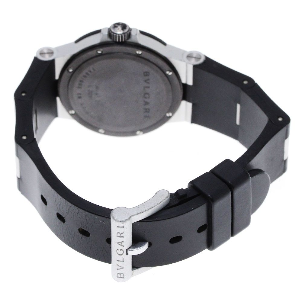 BVLGARI】ブルガリ アルミニウム AL32A QZ ラバー ボーイズ