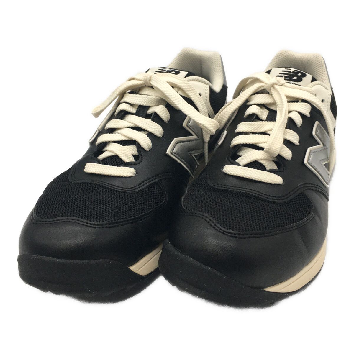 中古 ニューバランスゴルフ New Balance golf ゴルフシューズ  25.5cm ブラック 574 v3 SL N3 スパイクレス 軽量 [UGS574N3]