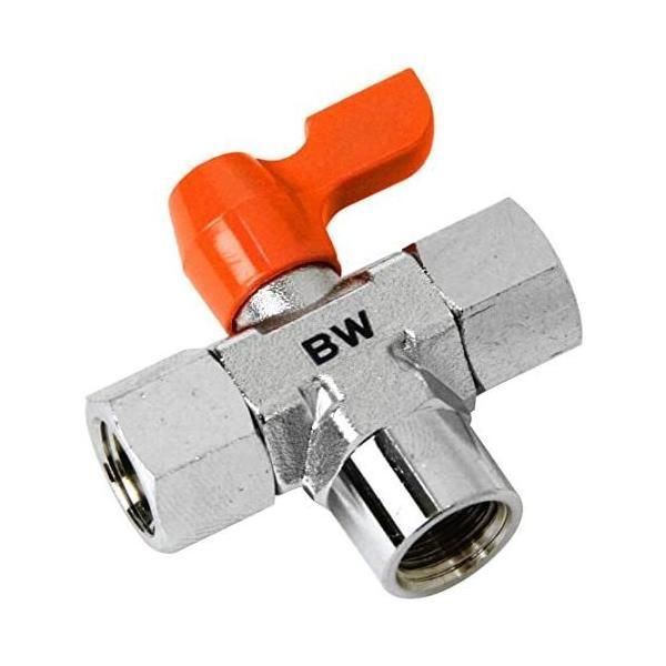 キシューンバルブ 【90°エルボ仕様】＋【エアー3分岐】キッシュン