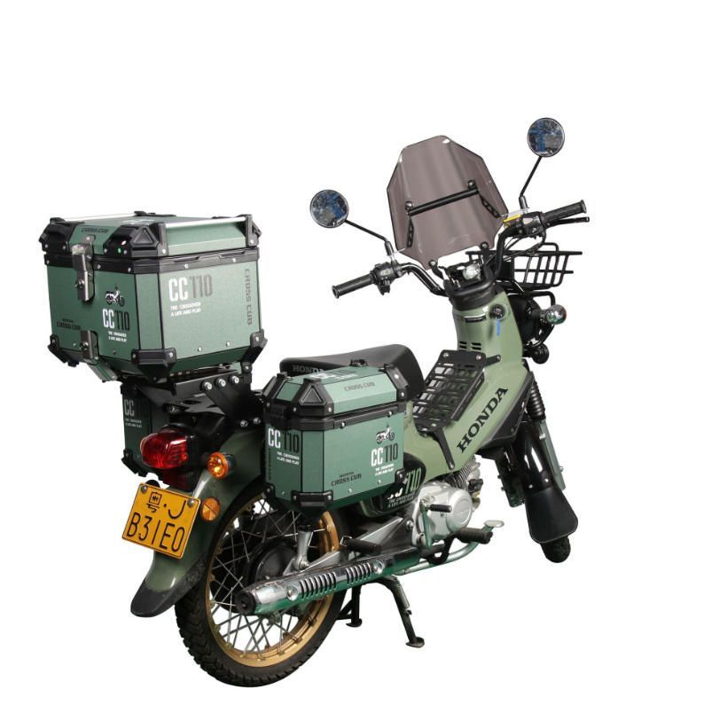 pg-1三箱アルミ合金バイクアップリケ尾箱電働車尾箱トランク