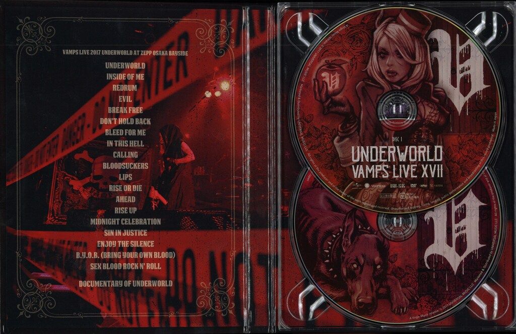 2.3月特価 限定バッグ付VAMPS LIVE 2017 UNDERWORLD VAMPS LIVE 2017 UNDERWORLD 初回限定Goods付BOX - メルカリ