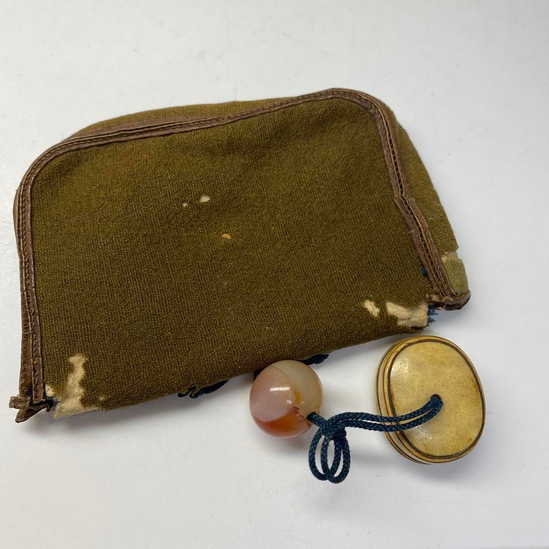 細字文根付 提げ物