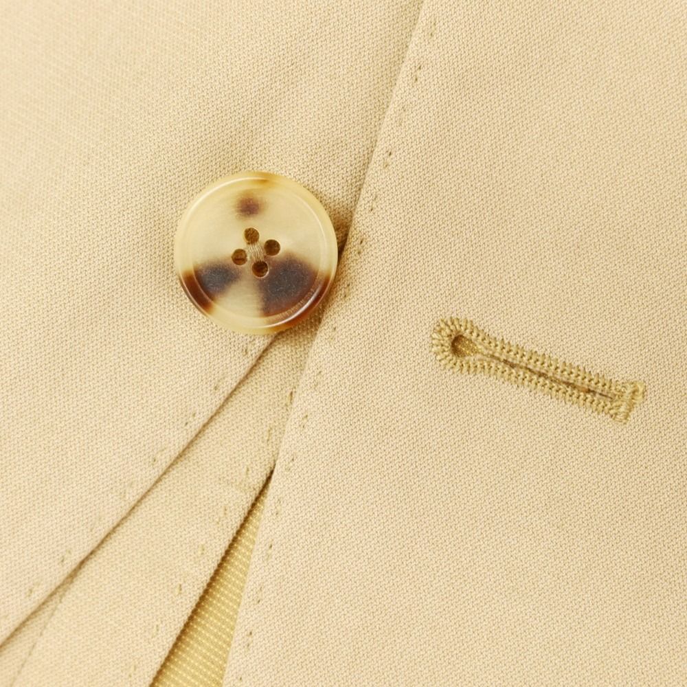 【新品同様】ラルディーニ LARDINI メンズ スーツ 48 L ベージュ×茶 LARDINI ラルディーニ スーツ シングル 2B コットン ストレッチ