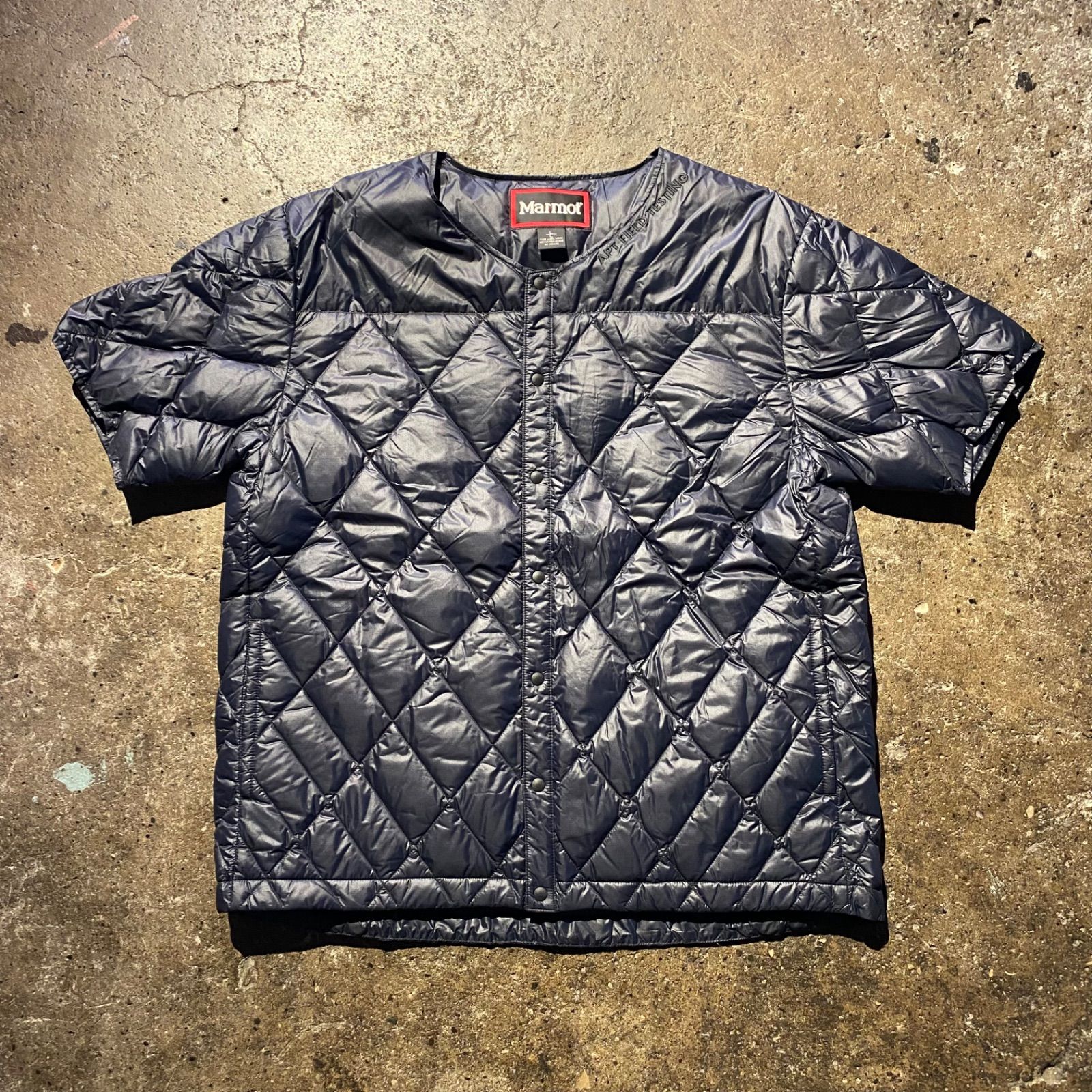 L STABRIDGE Marmot DOWN T-SHIRT Black 黒 L STABRIDGE Marmot DOWN T-SHIRT Black 黒 L STABRIDGE × Marmot DOWN