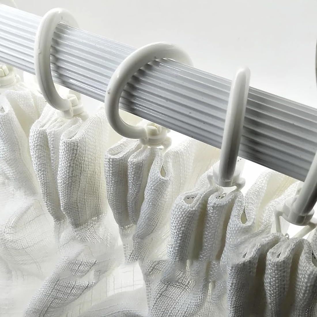 カーテンリングフック 38mm スライドリング カーテホワイト20個 Amazon