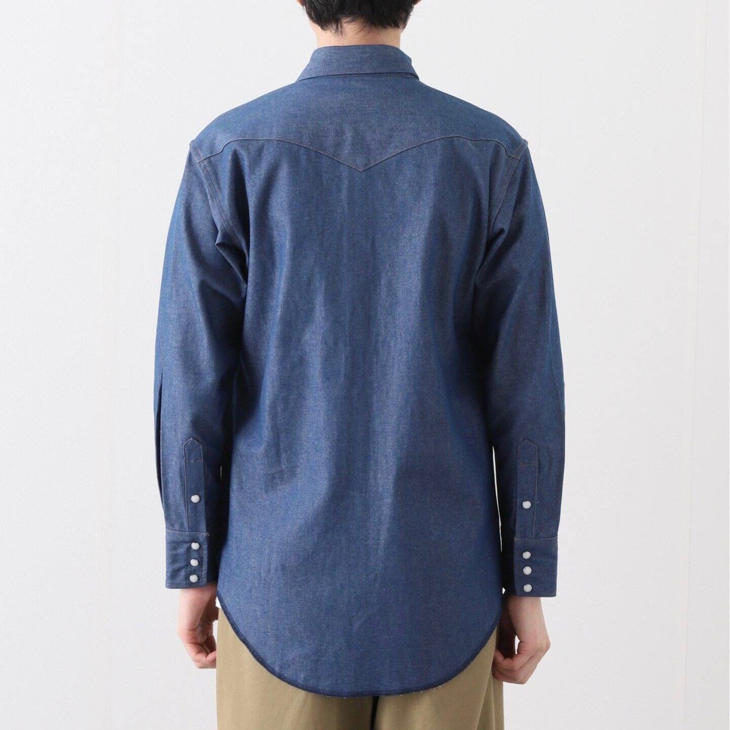 Wrangler LECHOPPE デニムシャツ ウエスタンシャツ レショップ Wrangler LECHOPPE デニムシャツ ウエスタンシャツ レショップ