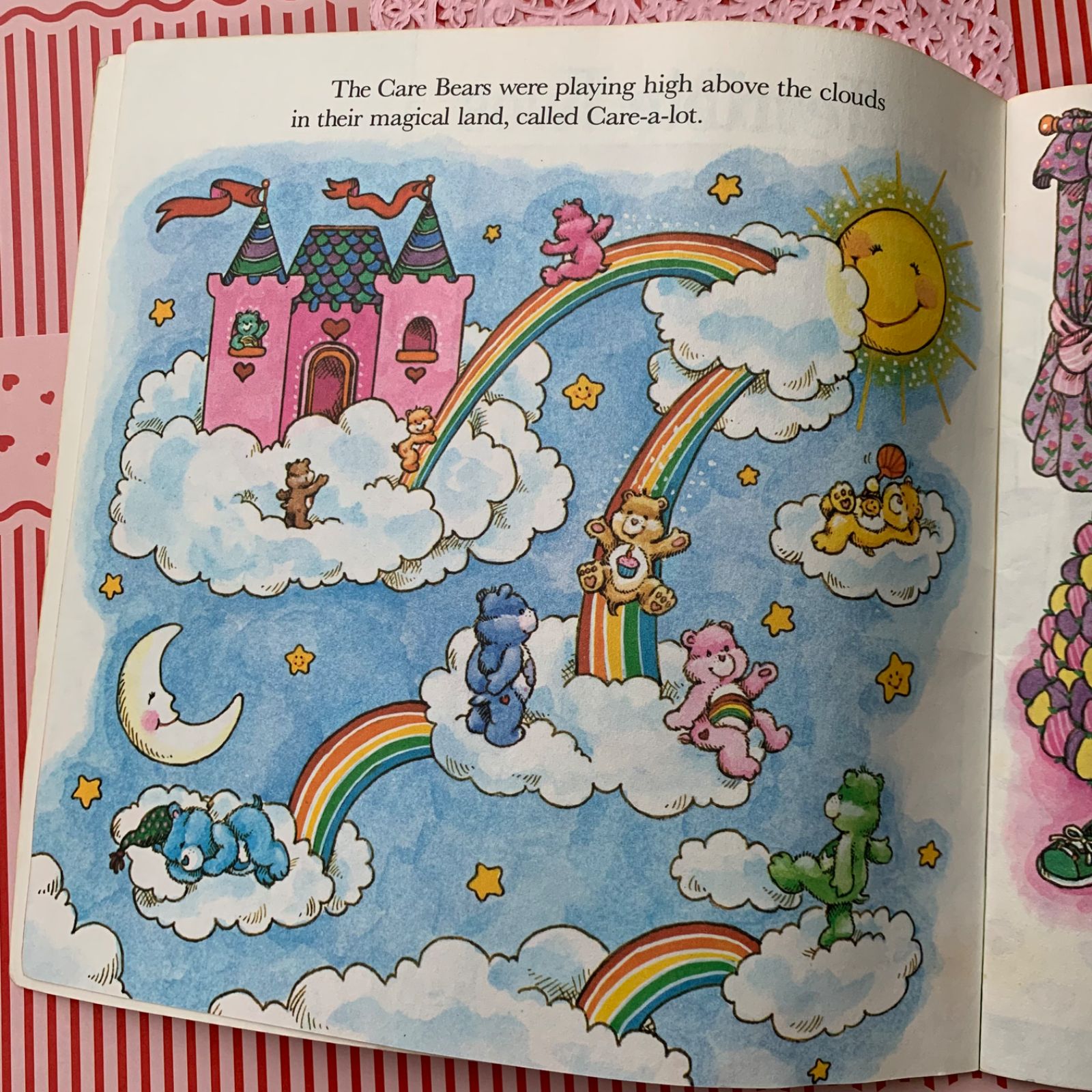 ヴィンテージ 絵本 ケアベア ジャンクジャーナル 紙モノ 素材