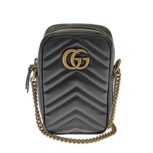 GUCCI グッチ GGマーモント ミニ バッグ 598597 - メルカリ 