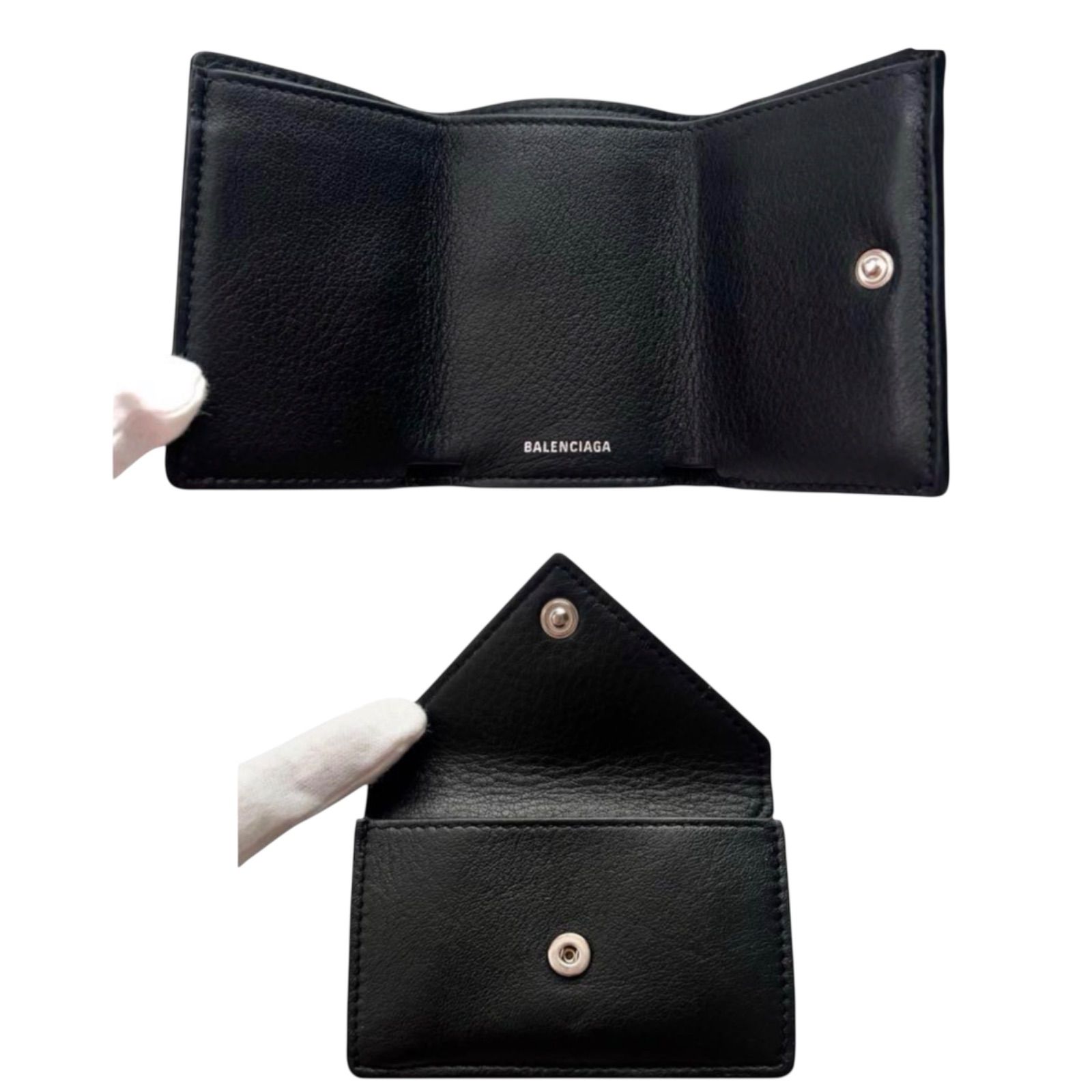 極美品✨ BALENCIAGA バレンシアガ財布ペーパーミニウォレット