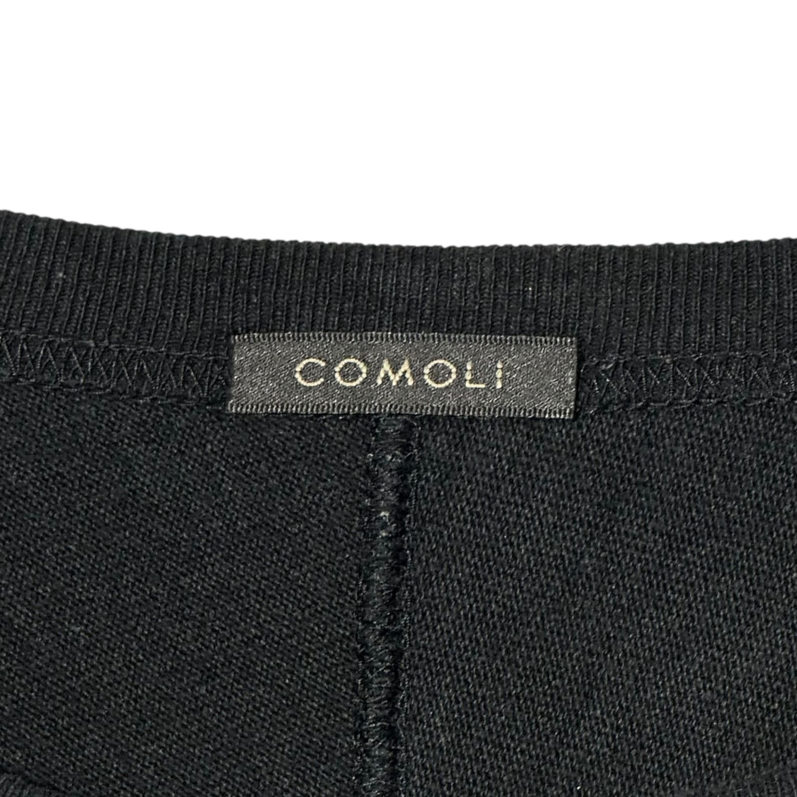Comoli 23SS フットボールT コモリ　フェードブラック COMOLI | フットボールTシャツ（fade black）- BARD