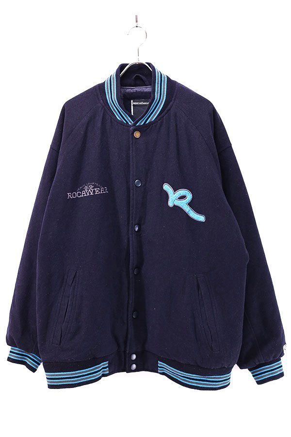 Used 00s ROCA WEAR Wool Mix Award Jacket Size 3XL 古着
