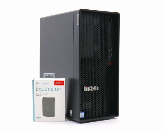 Lenovo ThinkStation P350 Xeon W-1350 3.3GHz 32GB 256GB(NVMe SSD)+4TB(HDD) RTX A2000(6GB) Windows10 Pro 64bit 中古