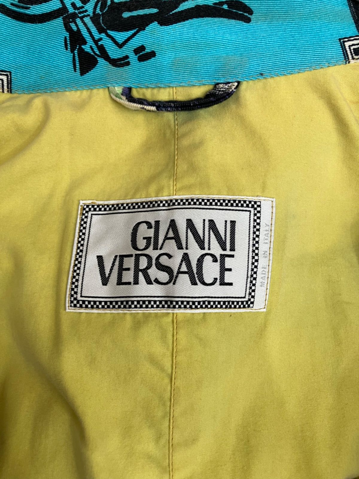 80s～90s GIANNI VERSACE OLD JKT オールド ヴェルサーチ バイカー