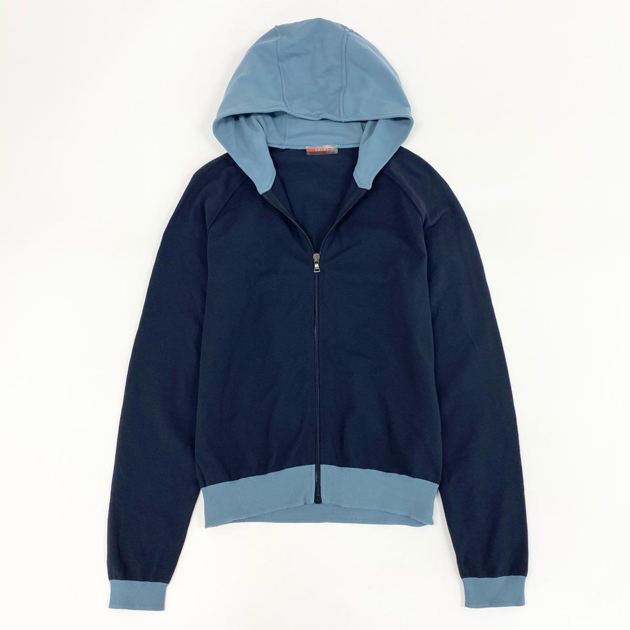 77d21 PRADA SPORT プラダスポーツ イタリア製 ジップアップ 
