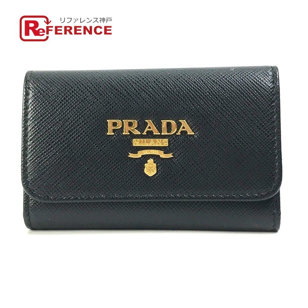 PRADA プラダ 超美品 サフィアーノ 1PG004 キーケース キーリング PRADA プラダ キーケース キーリング 1PG004 サフィアーノレザ