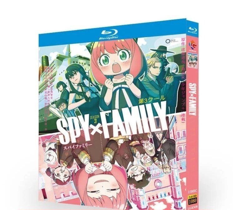 SPY×FAMILY 1 2 3 〈初回限定生産特典〉Blu-ray 超高清ブルーレイBD版アニメ】SPY×FAMILY スパイファミリー シーズン1+