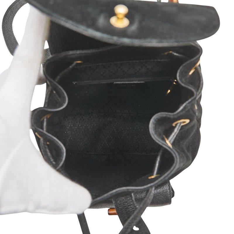 グッチ バンブー リュック バックパック 003.1705.0030 ブラック