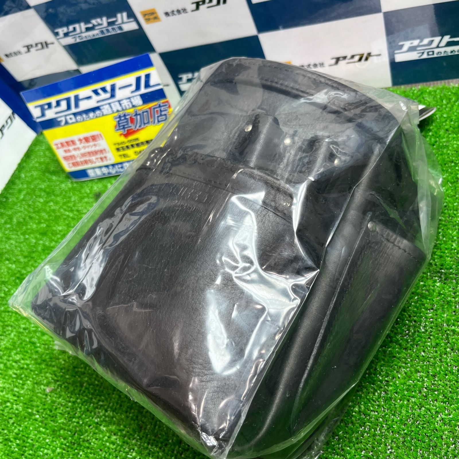 KNICKSニックス KB-201DDSP グローブ革 コンピ革 2段腰袋 レザー腰袋