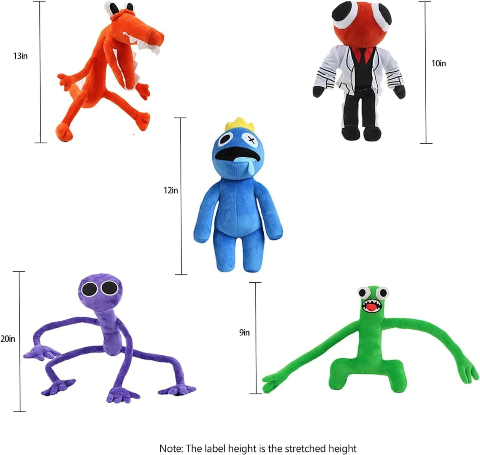 レインボーフレンズ BIGぬいぐるみ5体 オマケ付 楽天市場】【送料無料