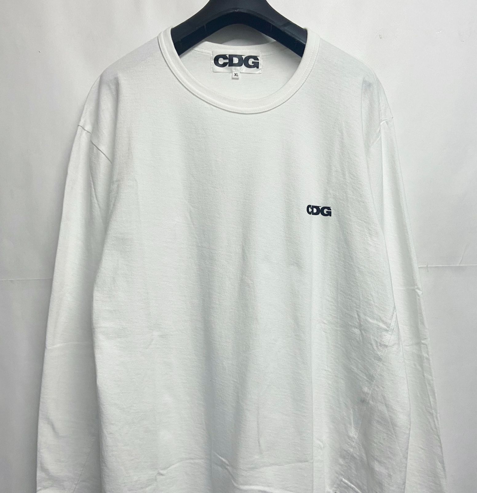 CDG COMME des GARCONS｜シーディージー コムデギャルソン BIAS LONG SLEEVE T-SHIRT バイアス  ロングスリーブ Tシャツ ロンT - メルカリ