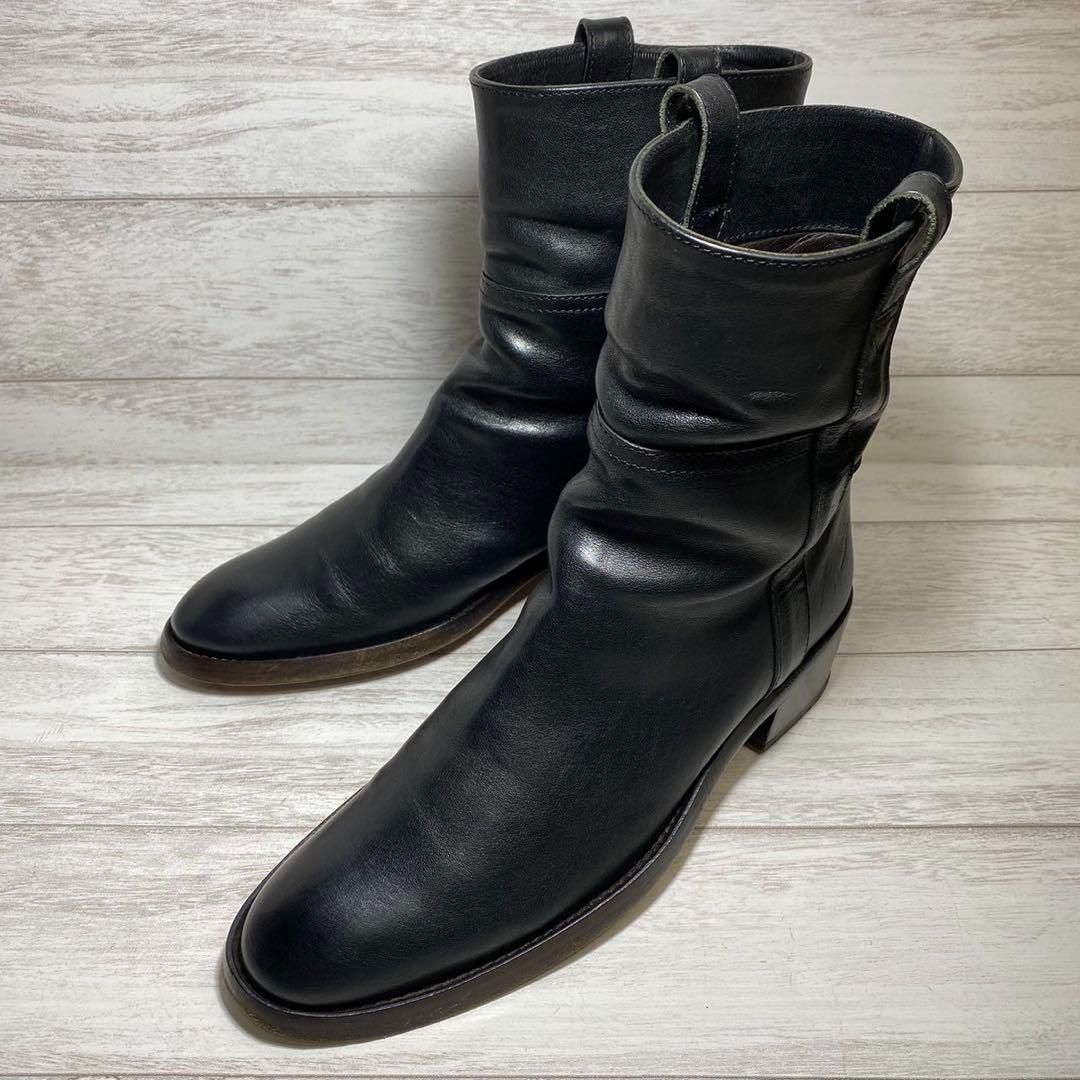 BUTTERO ブッテロ ペコスブーツ ブラック 40 BUTTERO ブッテロ ペコスブーツ ブラック - メルカリ