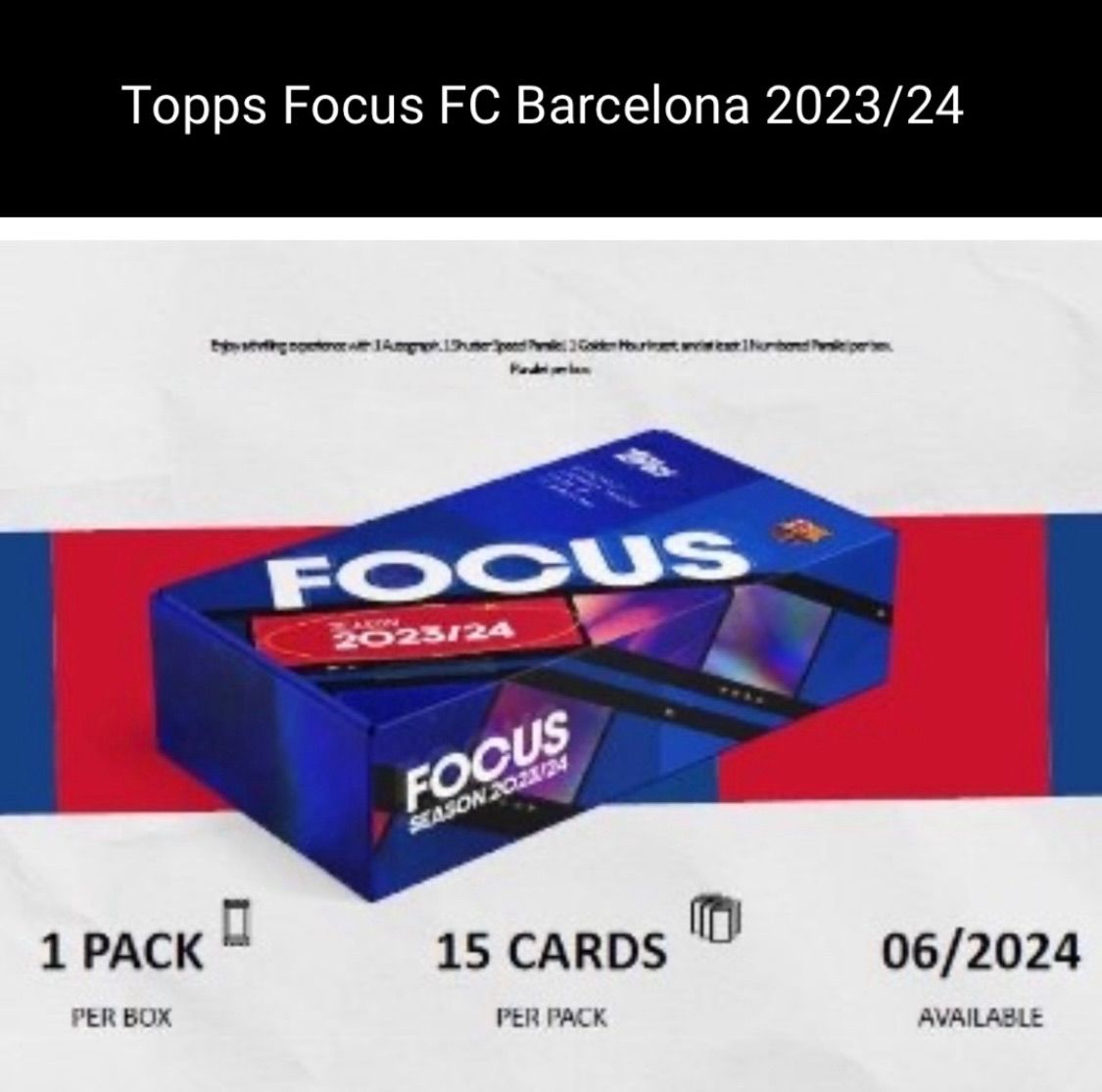 日本未発売 1Box 2025-24 Topps Focus FC Barcelona ヤマル ルーキーイヤー RC サイン ラインナップ frome case