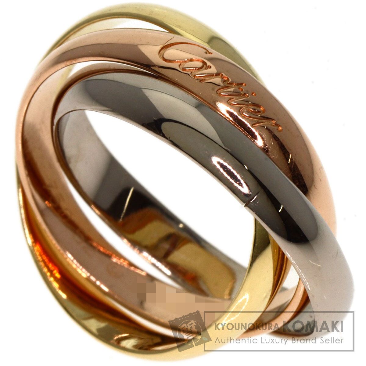 すぐ届く♪直営店‐Cartier- トリニティ リング ラージモデル Cartier Trinity 3 Ors Large Model リング Size 52｜Galerie