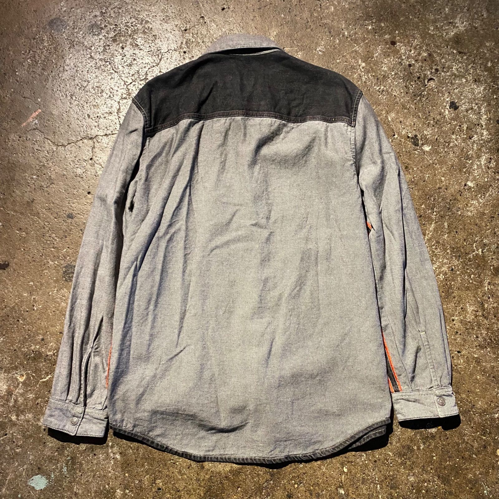 DIESEL テープデザインデニムシャツ d-simply-sp1-s ディーゼル