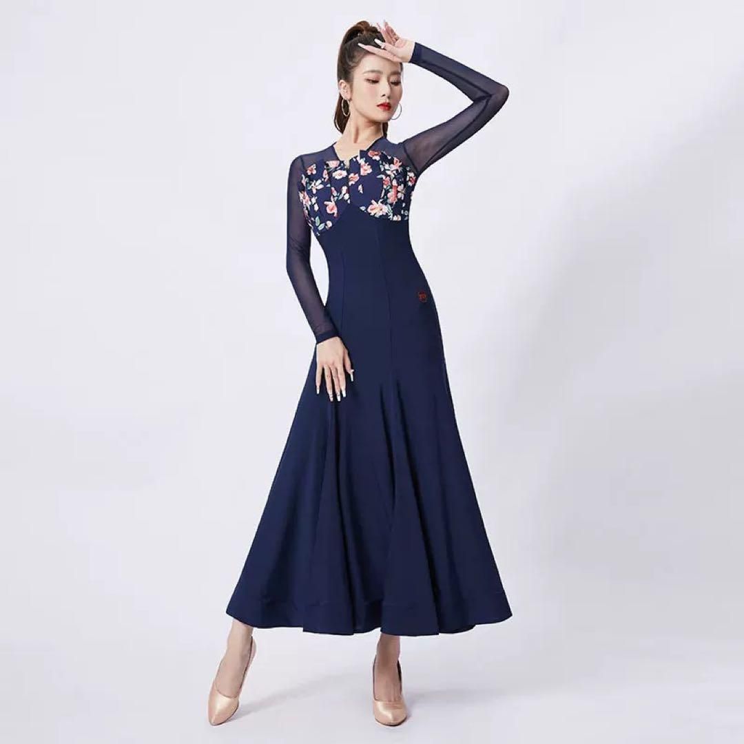 スタンダード花柄ワンピース