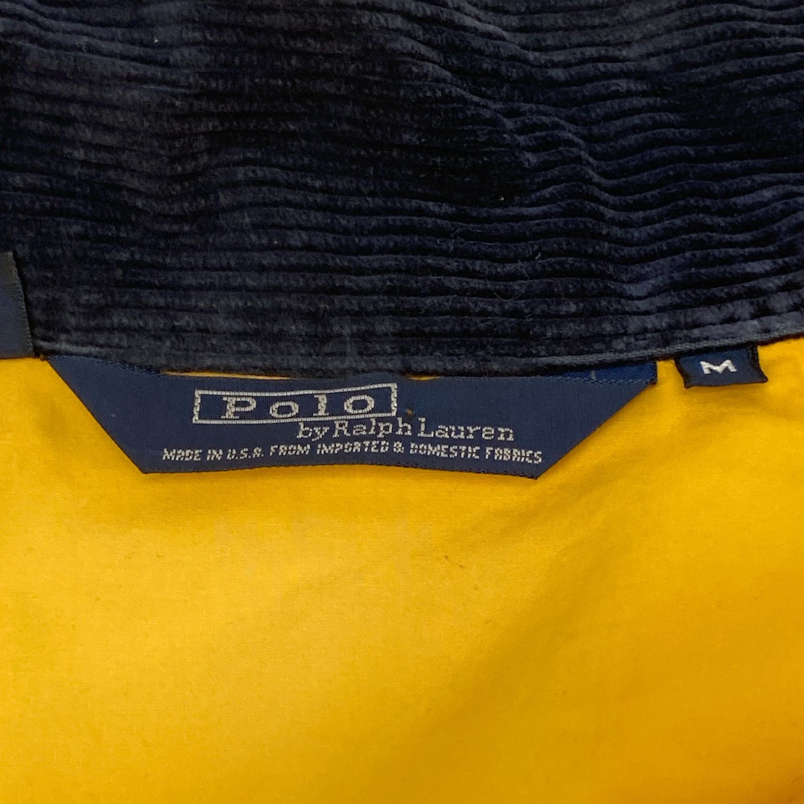 【レア】 90s Ralph Lauren ファイヤーマンジャケット 三角タグ POLO RALPH LAUREN ポロ ラルフローレン 90s 三角タグ イエロー