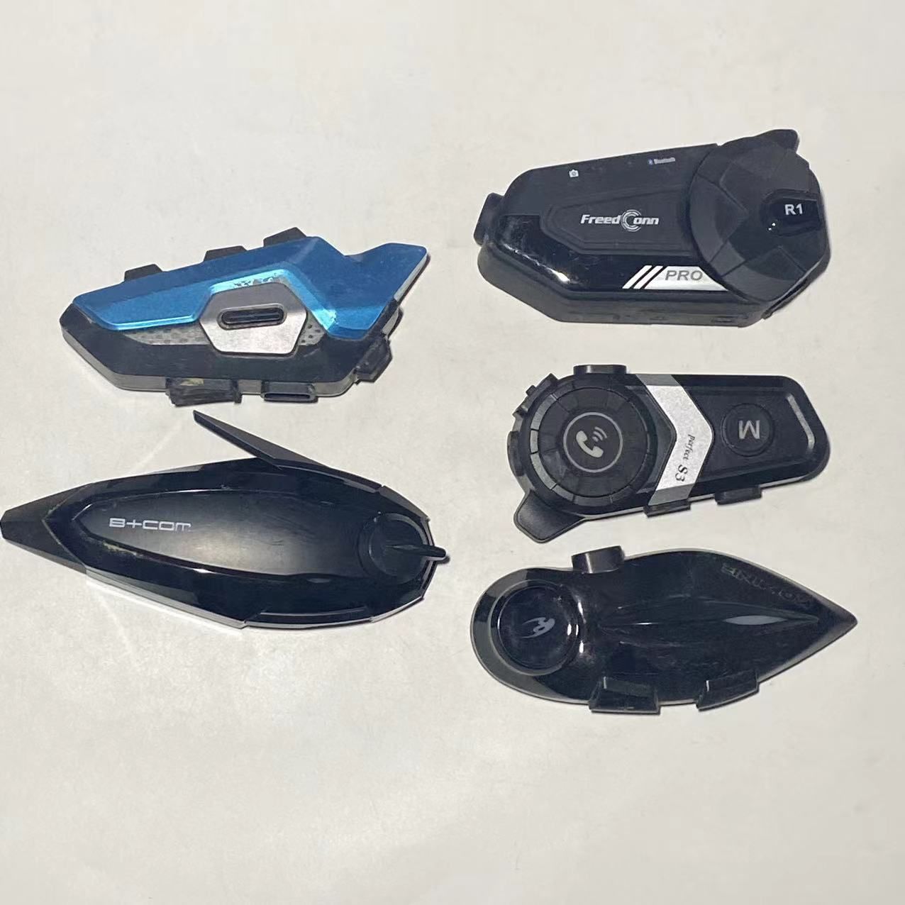 ジャンク扱い 動作未 バイク用インカム まとめて 5点