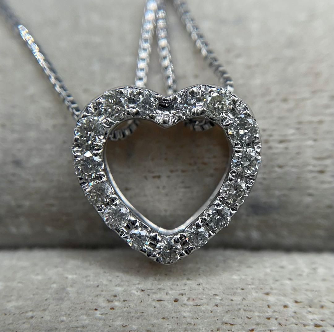 JJ154☆高級 カラーレス/ブルーダイヤモンド0.25ct K18WG ヘッド