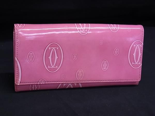 ★美品★【Cartier】カルティエ ハッピーバースデー 二つ折り 長財布 カルティエ Cartier ハッピーバースデー 長財布 二つ折り レザー