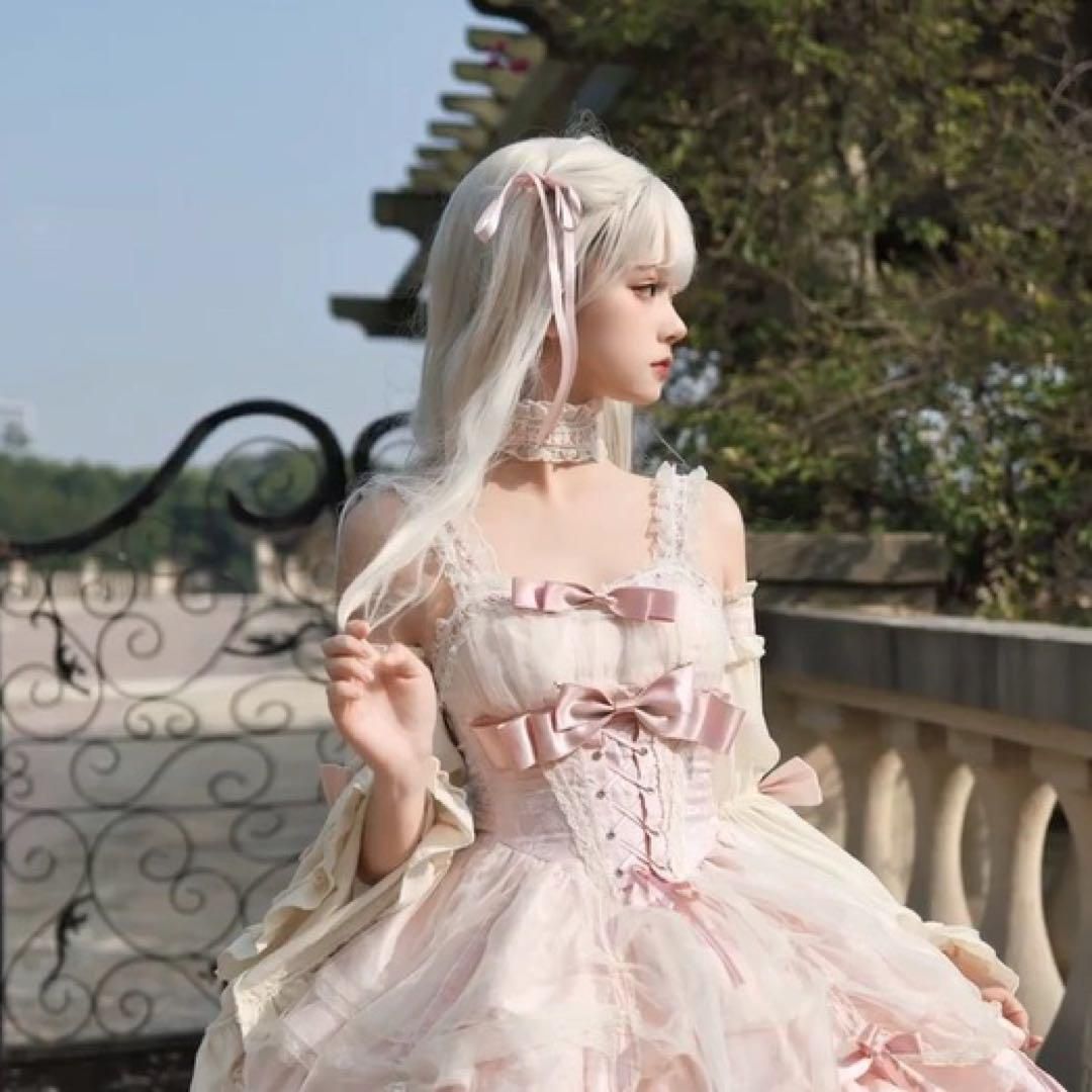 クラロリ　ワンピース ジャケット リボンブローチ カチューシャ フルセット クラロリ ワンピース ジャケット リボンブローチ カチューシャ