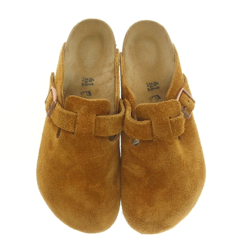 ビルケンシュトック BOSTON スエード サンダル ブラウン サイズ26.5 メンズ