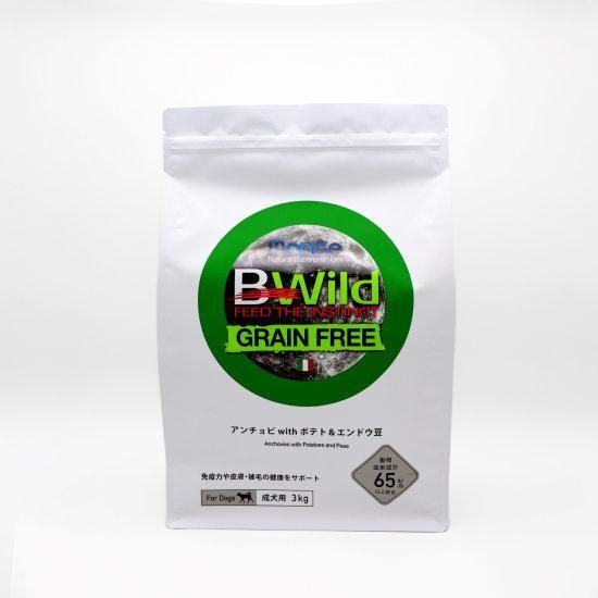 ドッグフード BWild アンチョビwithポテト＆エンドウ豆 グレイン
