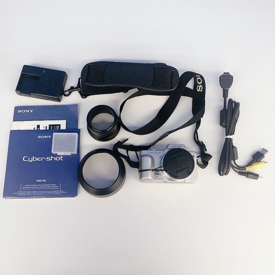 美品SONY DSC-H3 サイバーショット CCDオールドコンデジ ☆【通電確認済み・動作未確認】SONY DSC-H3 サイバーショット