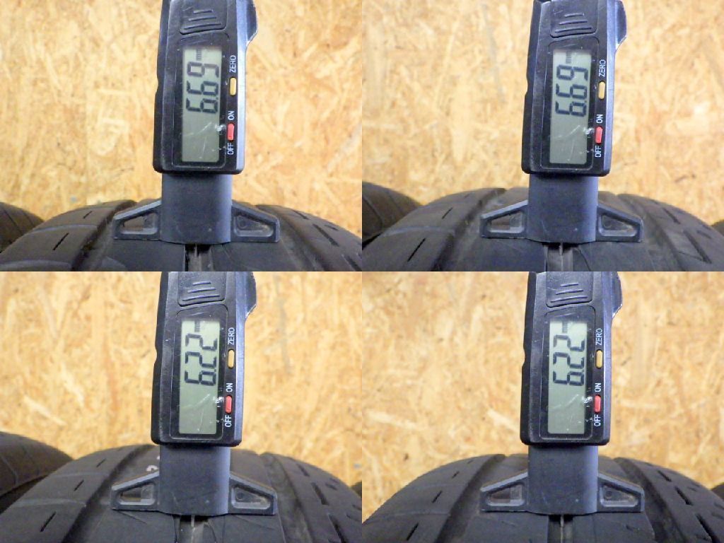 J228 送料無料◆2025年製造 約8部山◆BS LUFT RVII◆205|65R15◆4本