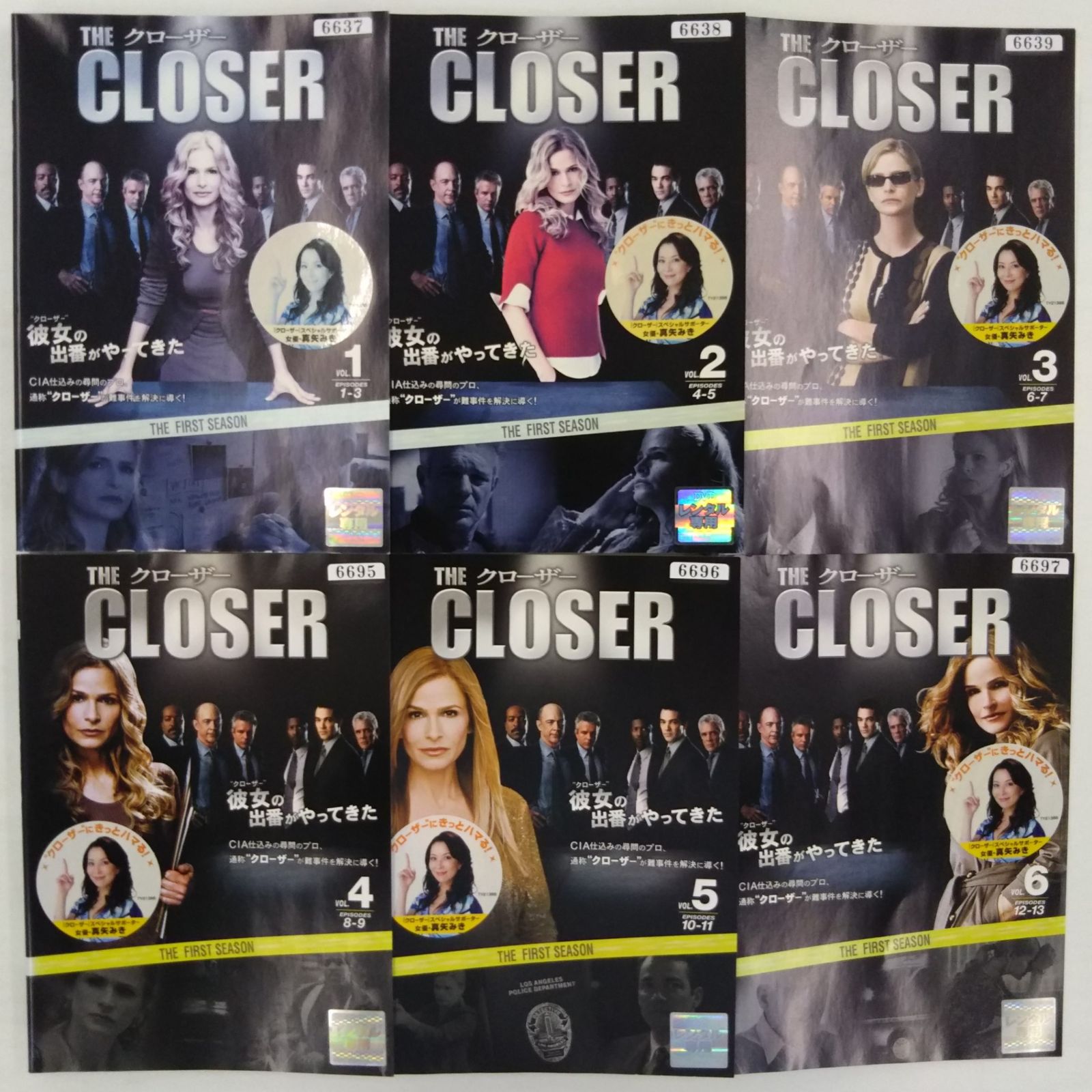 クローザー DVD シーズン1~6 12巻セット 新品 クローザー フルシーズン