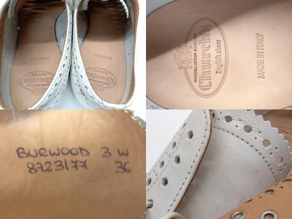 Church’s BURWOOD 3W チャーチ バーウッド レースアップシューズ ホワイト サイズ36 23cm WWW_WOWDIGSITE_COM