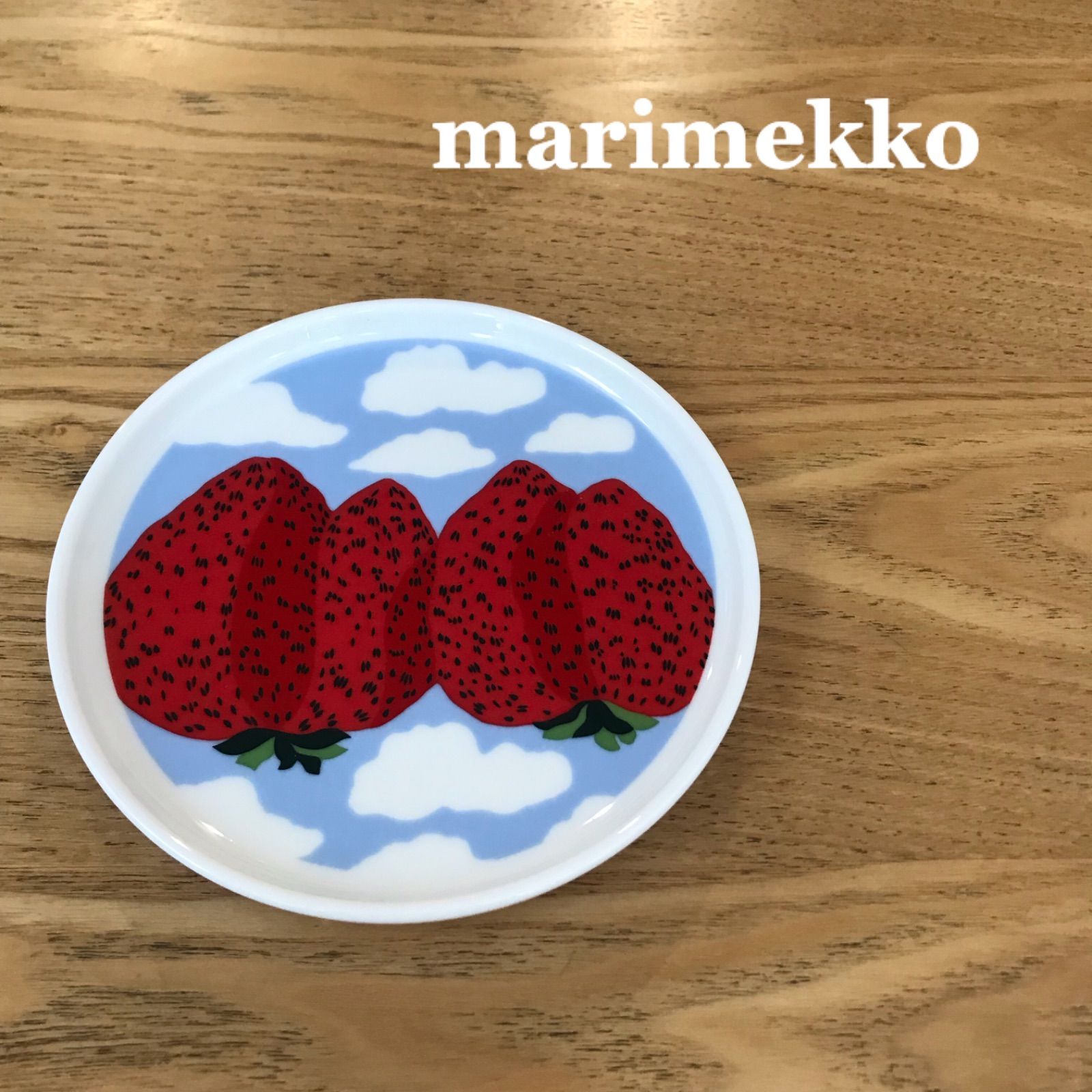 希少！新品☆マリメッコ marimekko☆マンシッカヴォレット 2枚☆いちご